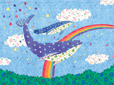 クジラの空中遊泳